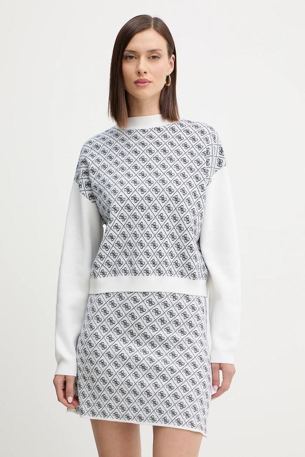 Guess sweter z domieszką wełny AUBREY
