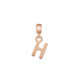 Daniel Wellington DW Charm Letter H Rose Gold