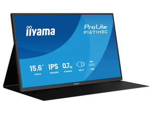 Monitor IIYAMA ProLite P1671HSC-B1 15.6 FHD IPS Flicker free Adaptive Sync Czarny