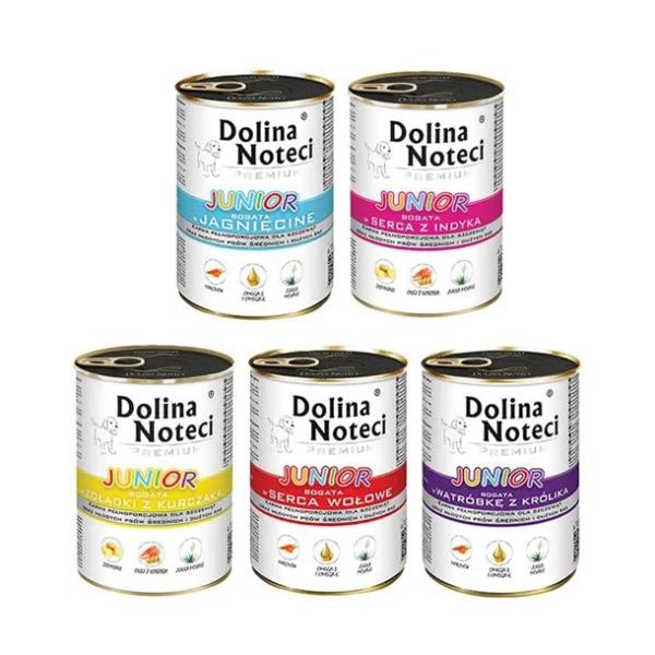 Dolina Noteci Junior MIX SMAKÓW - Zestaw 12x400g