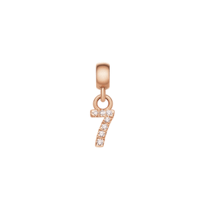 Daniel Wellington DW Charm Number 7 Rose Gold