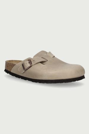 Birkenstock klapki damskie nubukowe Boston