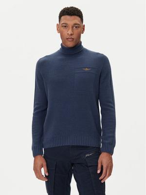 Aeronautica Militare Golf 252MA1587UL00904 Granatowy Regular Fit