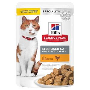 Hill's Science Plan Young Adult Sterilised z kurczakiem 12x85 g