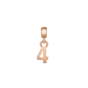 Daniel Wellington DW Charm Number 4 Rose Gold