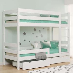 Łóżko piętrowe GAGATEK LUX | 80x190 | Biały | OUTLET