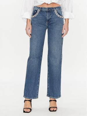 Guess Jeansy W5RA1N D5ACC Niebieski Skinny Fit