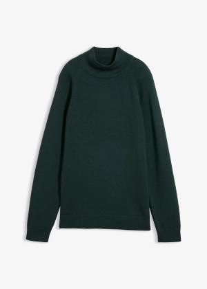 Sweter z golfem, z czystej bawełny