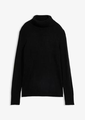 Sweter basic z golfem
