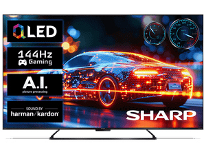 Telewizor QLED SHARP 65HR8465E 65" 4K 144Hz Google TV Dolby Vision IQ Czarny