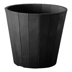 Doniczka "Wood" Ø 40 cm antarcytowy