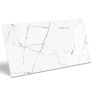 PŁYTKI PODŁOGOWE ŁAZIENKOWE GRES BIAŁY MARMUR ALASKA WHITE 120X60 cm POŁYSK