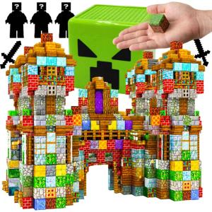 KLOCKI MAGNETYCZNE BLOKI 3D KONSTRUKCYJNE Z PUDEŁKIEM MY CRAFT 150el