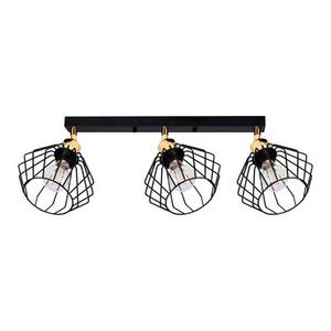 Lampa sufitowa DEBE KingBerry 3xE27 10 W czarno-złoty