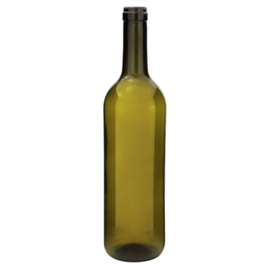 Butelka na wino Bordolese 0,75 l oliwkowa 10 szt.