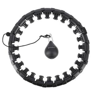 HHW01 Hula Hop Black Z Wypustkami I Obciążnikiem HMS