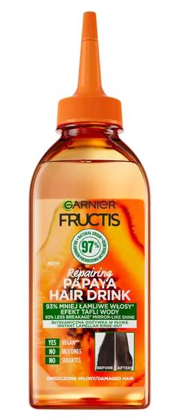 Odżywka Lamelarna Efekt Tafli Z Ekstraktem Z Papai Garnier Fructis