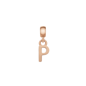 Daniel Wellington DW Charm Letter P Rose Gold