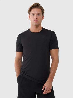 4F t-shirt męski koszulka treningowa 4FWSS25TFTSM1215 czarna (M)