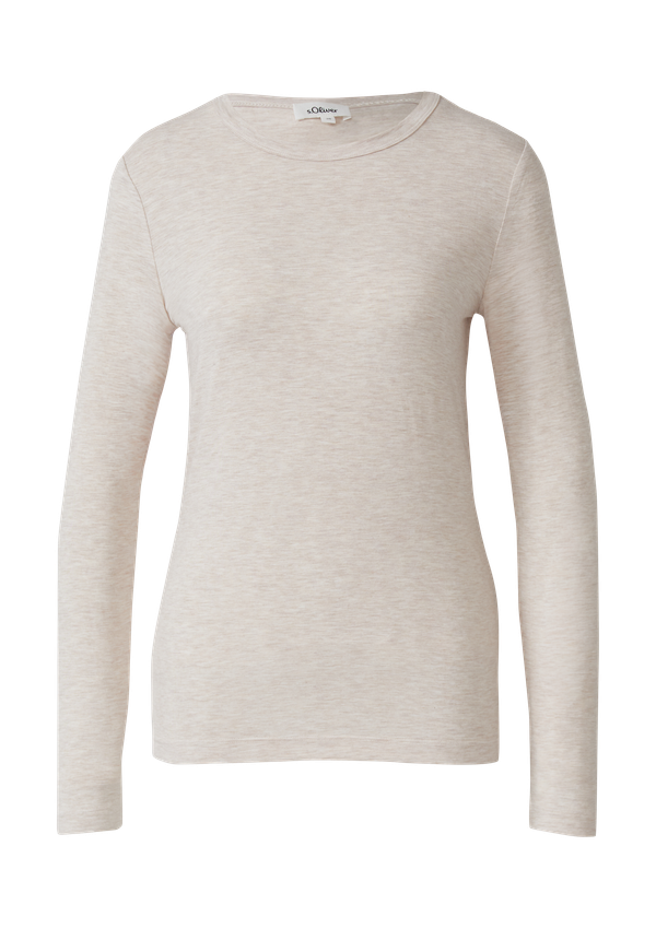 Lekki longsleeve o wąskim kroju