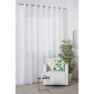Firana z kółkami SOFIA 290 x 260 cm biała