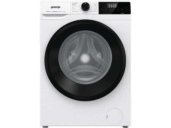 Pralka GORENJE WNHEI74SAS/PL 7kg 1400obr. SLIM SterilTub AddClothes Klasa A 76dB Silnik inwerterowy PowerDrive Wyśwuetlacz elektroniczny SteamTech
