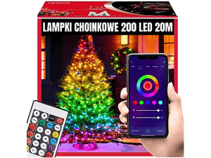 Lampki choinkowe EXTRALINK 200 LED Wi-Fi 20m