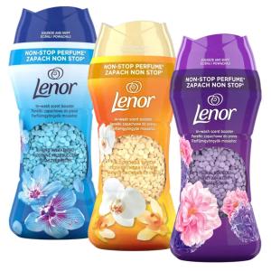 3x LENOR Perełki Zapachowe Intensywne Granulki Do Prania 195g MIX Zapachów