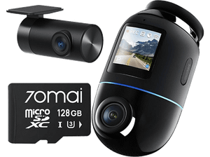 Wideorejestrator + tylna kamera 70MAI X800 4K Omni Czarny Tylna kamera+ karta 70mai SD 128GB