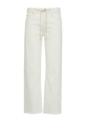 Dżinsy przycięte Karolin / regular fit / średni stan / prosta nogawka / otwarty dół