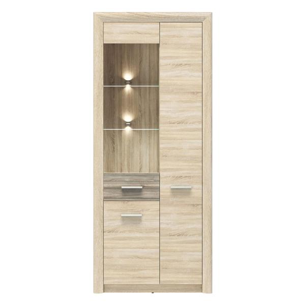 Witryna CASTEL 02/S sonoma jasna/truflowa