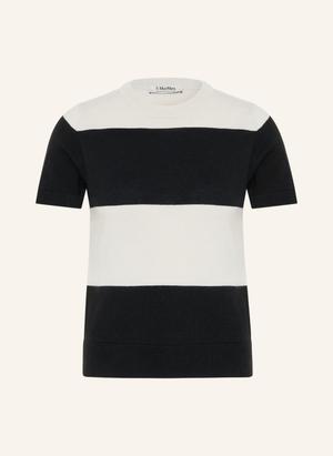 S Max Mara Sweter Z Dzianiny Magenta weiss