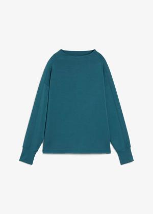 Bluza oversize z miękkiego materiału scuba
