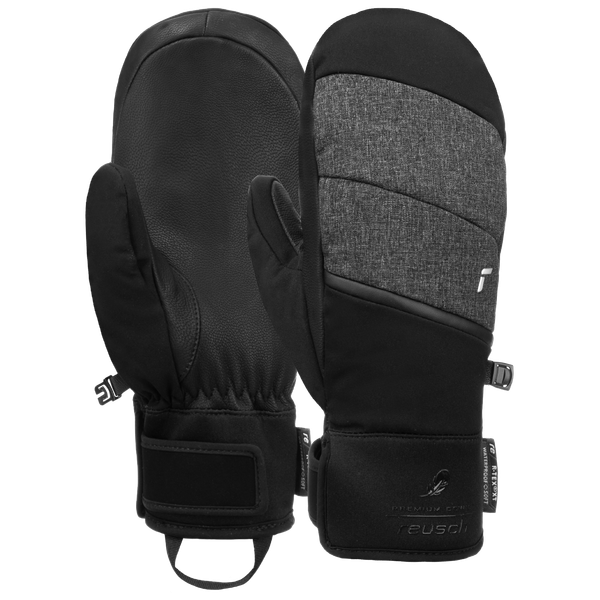 Rękawice narciarskie damskie REUSCH Febe R-TEX XT Mitten jednopalczaste czarne (7.5)