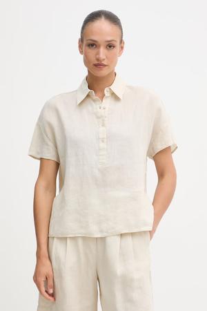 United Colors of Benetton bluzka damska lniana