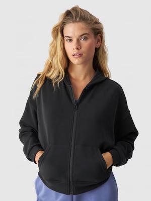 4F bluza dresowa rozpinana z kapturem F1341 czarna (XS)