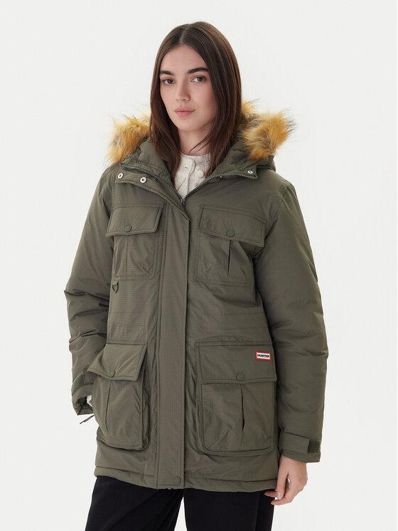Hunter Parka Glyder HARW0014252 Zielony Regular Fit
