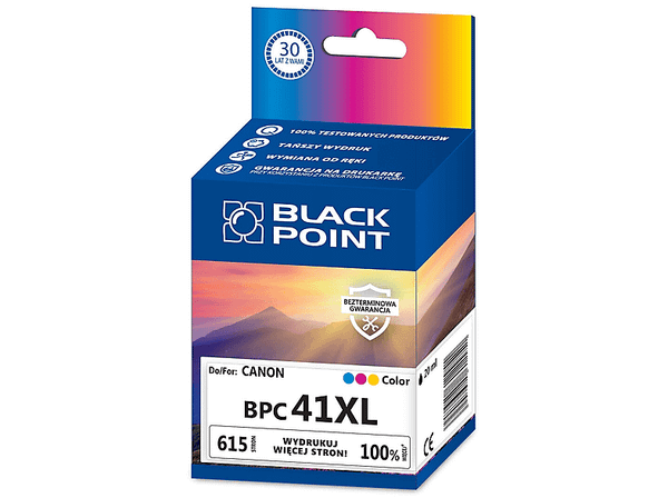 Tusz BLACK POINT BPC41XL Zamiennik Canon CL-41