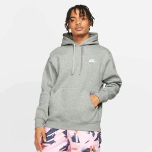 BLUZA męska NIKE SPORTSWEAR szara z kapturem haftowane logo BV2654-063 r. M