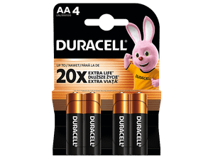 Baterie DURACELL BASIC AA (4 pack) alkaliczne 1.5V
