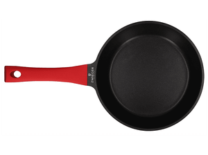 Patelnia ZWIEGER Obsidian 20 cm Czarno-czerwony