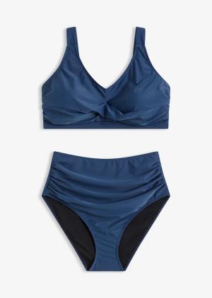 Bikini lekko modelujące sylwetkę z kopertowym dekoltem (komplet 2-cz.)