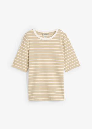 T-shirt z grubej bawełny organicznej