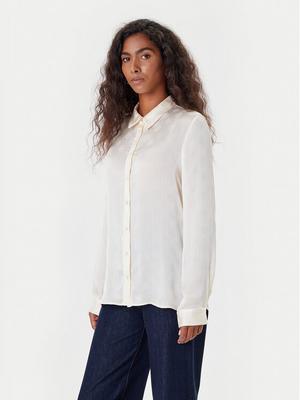 Guess Koszula W5YH1A WHCR2 Écru Regular Fit