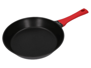 Patelnia ZWIEGER Obsidian 28cm Czarno-czerwony