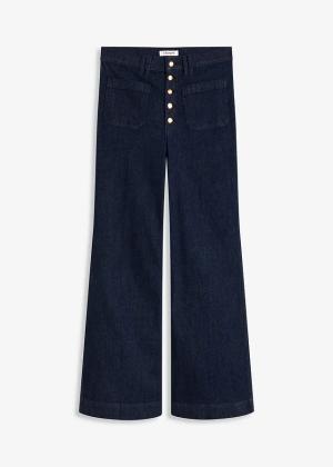 Dżinsy z rozszerzanymi nogawkami, high waist