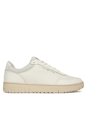 Tommy Hilfiger Sneakersy Th Basket Core FM0FM05629 Écru