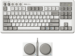 Klawiatura bezprzewodowa 8BITDO Mechanical Keyboard M Ed. Biało-szary