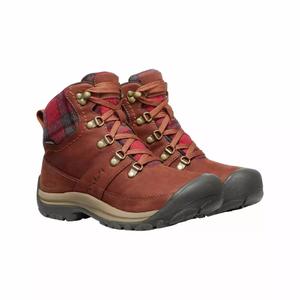 Keen Zimowe buty damskie Kaci III Winter Mid WP Tortoise Shell czerwone (40)