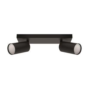 Oprawa ścienno-sufitowa MANAM GU10 2L BLACK STRÜHM